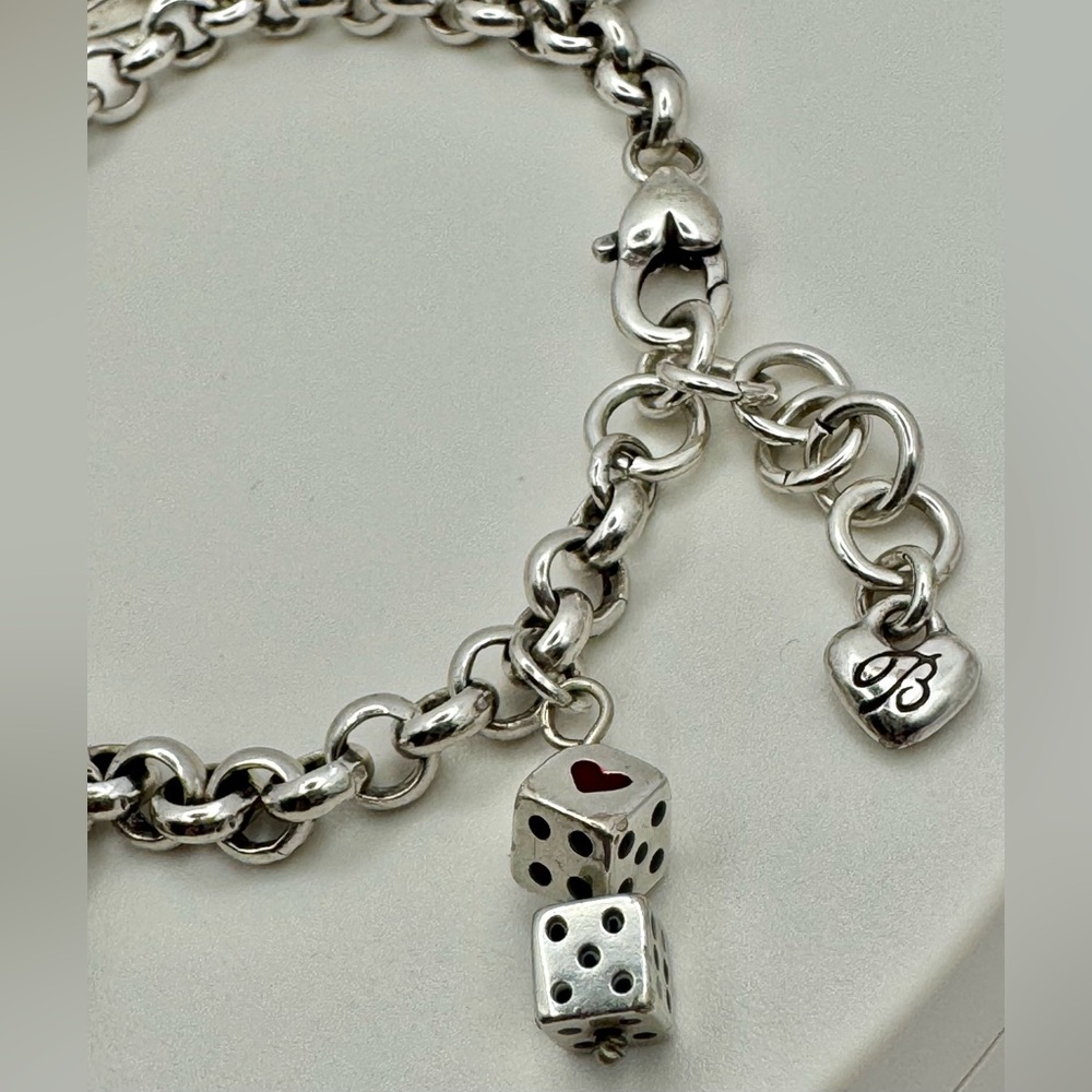 BRIGHTON NEVADA CASINO 🎲 6 CHARM BRACELET Las Vegas - Picture 3 of 7